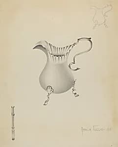 Silver Creamer by Amelia Tuccio