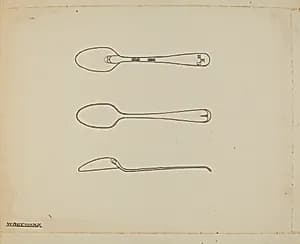 Silver Demi-tasse Spoon by Kalamian Walton