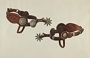 Silver Dollar Spurs by Cecil Smith