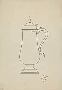 Silver Flagon by Lawrence Flynn