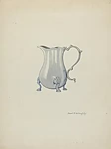 Silver Jug for Cream by David P Willoughby