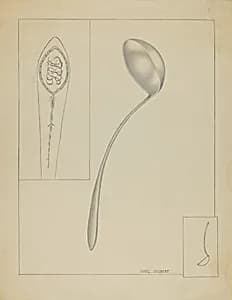 Silver Ladle by Karl Joubert