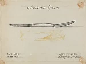 Silver Marrow Spoon by Alfred Nason