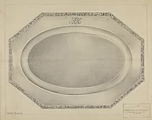 Silver Meat Platter by Hester Duany