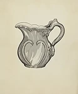 Silver Plated Water Pitcher by Ellen Duncan