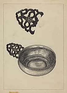Silver Porringer by Rollington Campbell