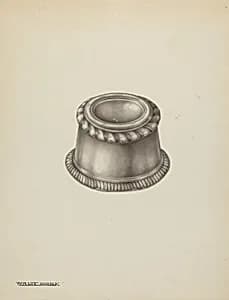 Silver Salt Trencher by Kalamian Walton