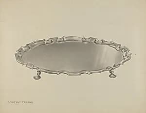 Silver Salver by Vincent Carano