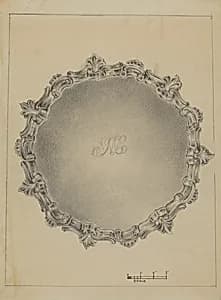 Silver Salver by Vincent Carano