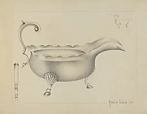 Silver Sauce Boat by Amelia Tuccio