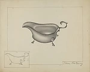Silver Sauce Boat by Aaron Fastovsky