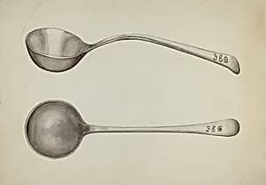 Silver Soup Ladle by John R. Towers