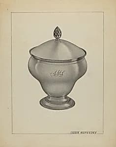 Silver Sugar Bowl by Aaron Fastovsky