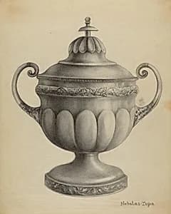Silver Sugar Bowl by Nicholas Zupa