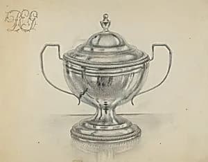 Silver Sugar Bowl by Herbert Russin