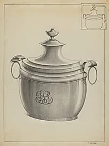 Silver Sugar Bowl by Simon Weiss