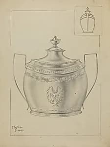 Silver Sugar Bowl by Clayton Braun