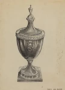 Silver Sugar Bowl by Francis Law Durand