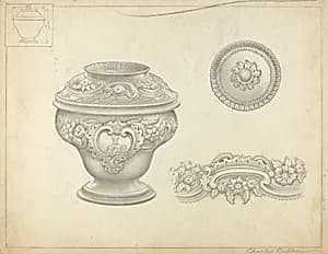 Silver Sugar Bowl by Charles Cullen