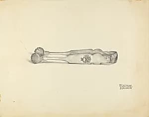 Silver Sugar Tongs by Kalamian Walton
