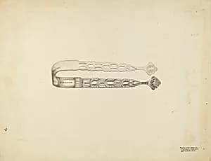 Silver Sugar Tongs by Kalamian Walton