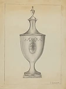 Silver Sugar Urn by Vincent Carano
