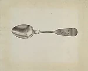 Silver Tablespoon by Florence Grant Brown