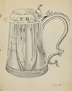 Silver Tankard by Amelia Tuccio