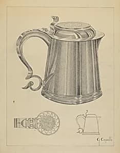 Silver Tankard by Giacinto Capelli