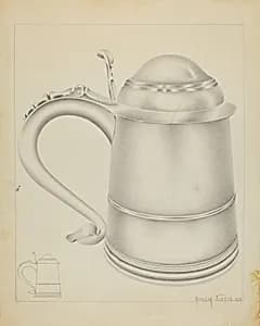 Silver Tankard by Amelia Tuccio
