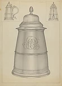 Silver Tankard by Isidore Steinberg