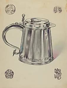 Silver Tankard by Karl Joubert
