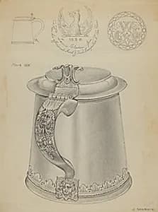 Silver Tankard by Gordon Sanborn