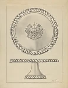 Silver Tazza by Horace Reina