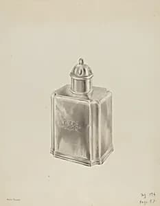 Silver Tea Caddy by Hester Duany
