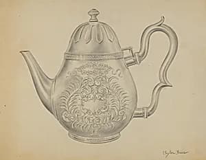 Silver Teapot by Clayton Braun