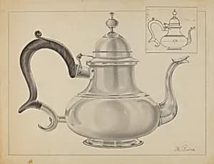 Silver Teapot by Horace Reina