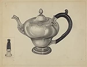 Silver Teapot by Aaron Fastovsky