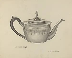 Silver Teapot by E.J. Gilsleider
