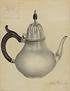 Silver Teapot by Amelia Tuccio
