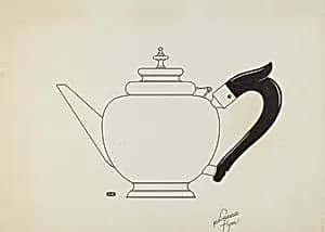 Silver Teapot by Lawrence Flynn