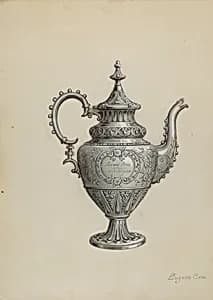 Silver Teapot by Eugene Croe