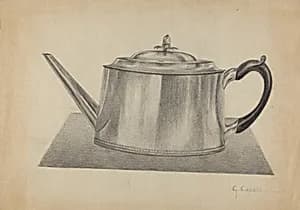 Silver Teapot by Giacinto Capelli