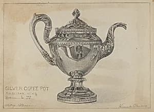 Silver Teapot by Vincent Carano