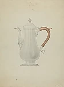 Silver Teapot by David P Willoughby