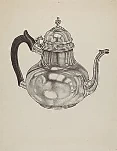 Silver Teapot by American 20th Century
