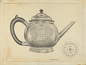 Silver Teapot by Vincent Carano