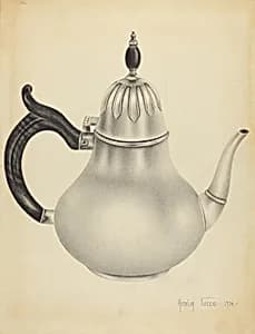 Silver Teapot by Amelia Tuccio