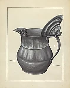 Silver Teapot by Jules Lefevere