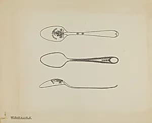 Silver Teaspoon by Kalamian Walton